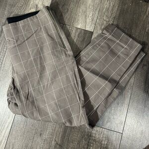 A New Day - Brown and White Patterned Dress Pant - Size 12